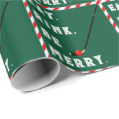 Hockey Weihnachtsgeschenk Geschenkpapier (Rolleneckpunkt)