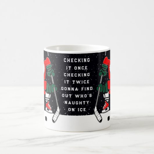 Hockey Weihnachtsgeschenk Kaffeetasse (Mittel)