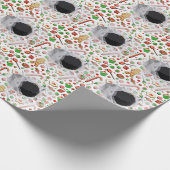 Hockey Weihnachtsgeschenk Wrapping Paper Geschenkpapier (Ecke)