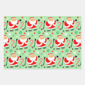 Hockey Weihnachtsgeschenk Wrapping Paper Geschenkpapier Set (Vorderseite)