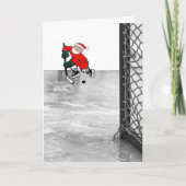 Hockey Weihnachtskarten Feiertagskarte (Vorderseite)