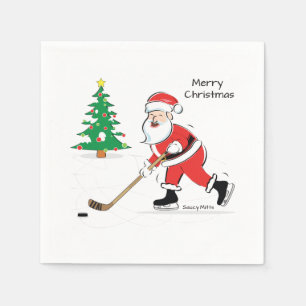 Hockey WeihnachtsWeihnachtsWeihnachtsfeier Serviette