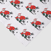 Hockey Weihnachtszettel Seidenpapier (Ausschnitt)