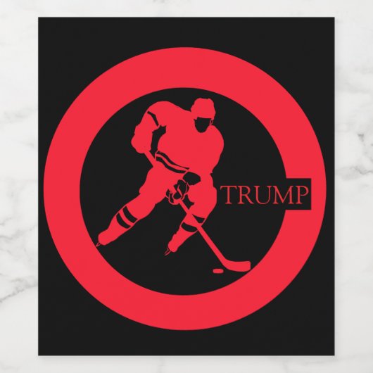 HOCKEY WEINETIKETT (Einzelnes Label)