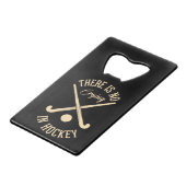 Hockey weint nicht geldbeutel flaschenöffner (Vorderseite Schrägansicht)