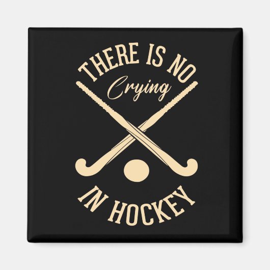 Hockey weint nicht magnet (Vorne)