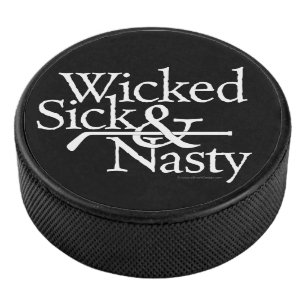 Hockey Wicked Sick & Eklig Eishockey Puck