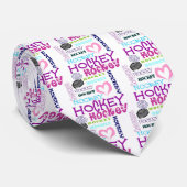 Hockey-Wiederholen Krawatte (Gerollt)