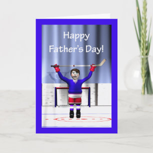 Hockey Winner Father's Day Karte