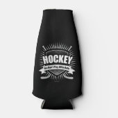 Hockey: Wir spielen nicht mit Balls Flaschenkühler (Vorderseite)