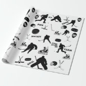 Hockey-Wrapper Geschenkpapier (Ungerollt)