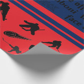 Hockey Wrapping Paper Geschenkpapier (Ecke)