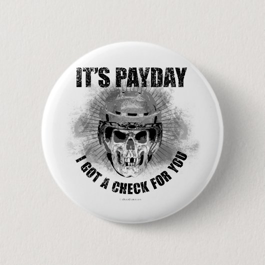 Hockey-Zahltag Button (Vorderseite)