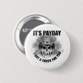 Hockey-Zahltag Button (Vorne & Hinten)