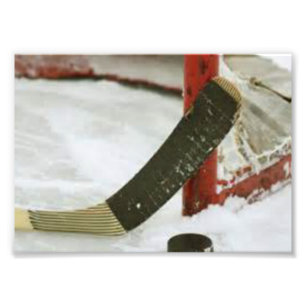 Hockey-Ziel Fotodruck