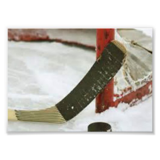 Hockey-Ziel Fotodruck (Vorne)