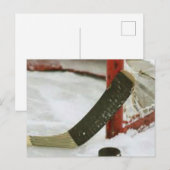Hockey-Ziel Postkarte (Vorne/Hinten)