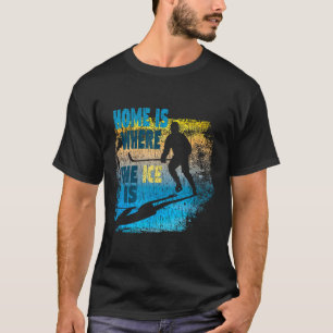 Hockey - Zu Hause ist dort, wo das Eis ist - Styli T-Shirt