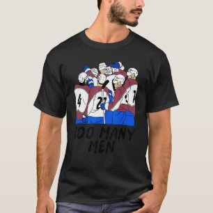 Hockey zu viele Männer auf der Eishockey-Liebe T-Shirt