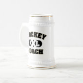 Hockey-Zug Bierglas (Vorderseite Links)