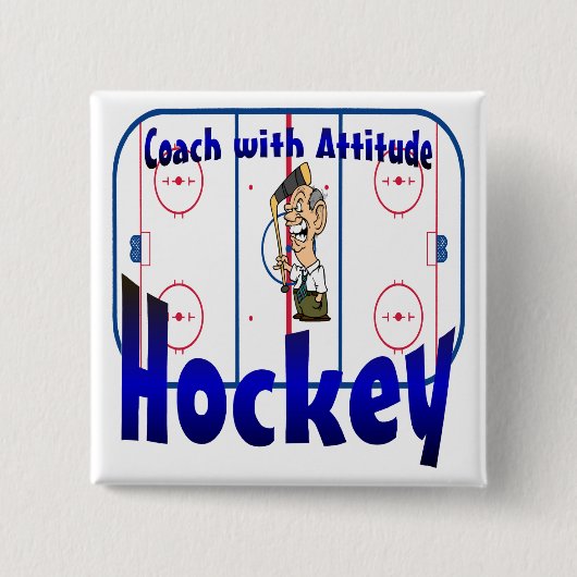 Hockey-Zug mit Haltung Button (Vorderseite)