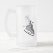 HOCKEY-ZUG-TASSE MATTGLAS BIERGLAS (Links)