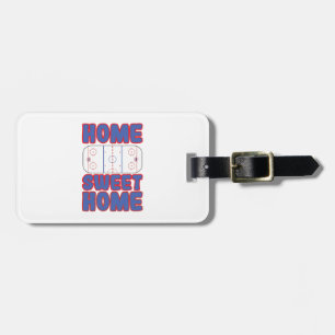 Hockey Zuhause Sweet Zuhause Gepäckanhänger