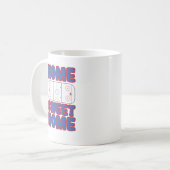Hockey Zuhause Sweet Zuhause Kaffeetasse (Vorderseite Links)