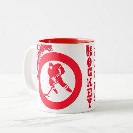 Hockey Zweifarbige Tasse