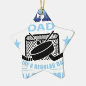 HOCKEYDAD KERAMIKORNAMENT (Links)