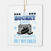 HOCKEYDAD KERAMIKORNAMENT (Links)