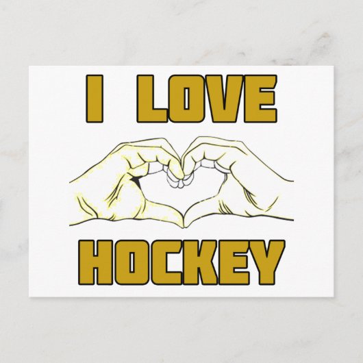 Hockeydesign Postkarte (Vorderseite)