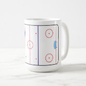 Hockeyeisbahnen-Tasse Kaffeetasse (VorderseiteRechts)