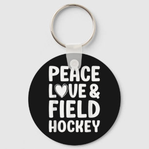 Hockeyfeld Ich liebe Hockey  Schlüsselanhänger