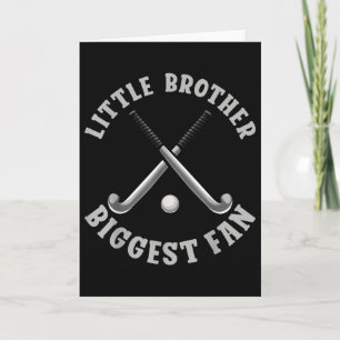 Hockeyfeld kleiner Bruder größter Fan Karte