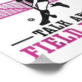 Hockeyfeld Wenn du willst, dass ich dir zuhöre Fel Poster (Ecke)