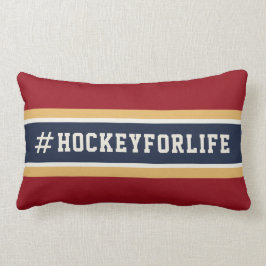#hockeyforlife rote Marine u. Goldeis-Hockey Lendenkissen