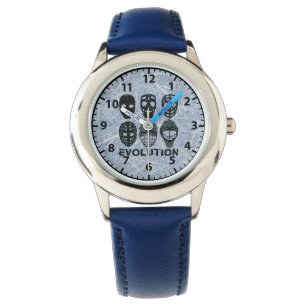 Hockeygoalie-Masken-Evolutions-Uhr Armbanduhr