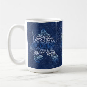 Hockeygoalie-Text-Kunst-Tasse Kaffeetasse