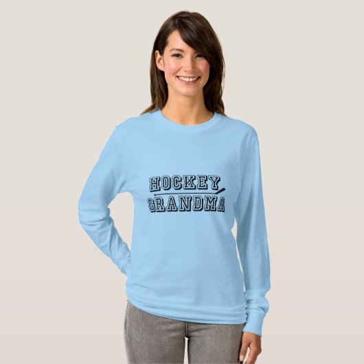 Hockeygroßmutter T-Shirt (Vorne ganz)