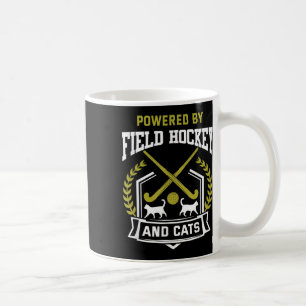 Hockeyhemd Lustige Katze Liebhaber Hockeyspielfeld Kaffeetasse