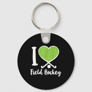 Hockeyherz Ich liebe Hockey Schlüsselanhänger