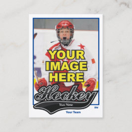 Hockeykarte für die Verteidigung Visitenkarte