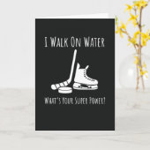 Hockeykarten 2025 Glückliche Männer Kinder Zitat F Karte (Gelbe Blume)