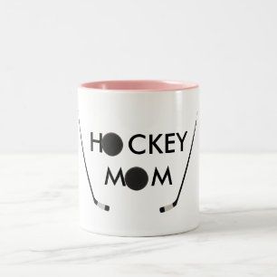 Hockeymamma-Tasse Zweifarbige Tasse
