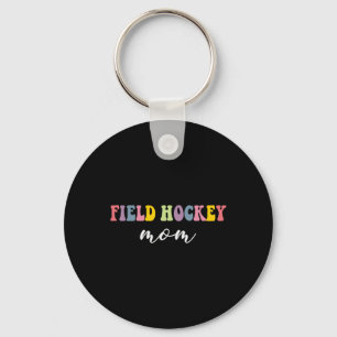Hockeymutter Lustig Stylische Hockeyspielerin Spor Schlüsselanhänger