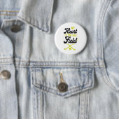 Hockeymutter Mein Herz Ist Auf Dem Feld Button (Beispiel)