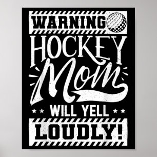 Hockeymutter-Shirt Frauen Hockeyliebhaberin _2 Poster
