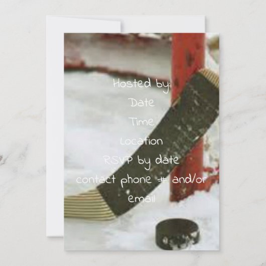 Hockeynetz Einladung (Rückseite)