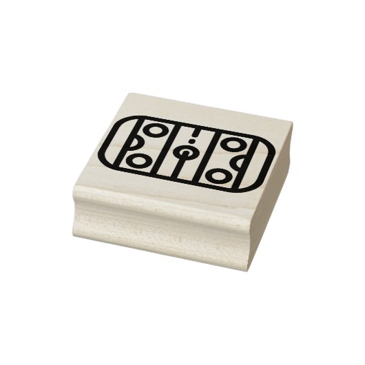Hockeyplatz Gummistempel (Stempel)